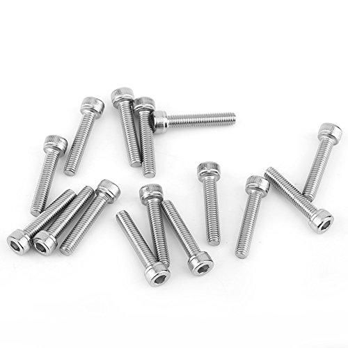 EMUKOEP M3-M8 Hexagonale Hohlkopfschrauben SS304 Edelstahl mit Hexagonaler Nusswaschanlage (M5 150pcs) von EMUKOEP