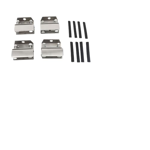 EMUKOEP RV Solar Panel Montage Bracket, Edelstahl -Dachhalterstange für Ram Promaster, Jumper, Ducato nach 2008 mit 4 Sätzen, 2 Mm Dicke, ohne Bohrungen Erforderlich (Typ a) von EMUKOEP