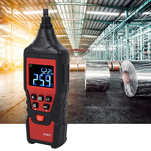 EMUKOEP ST6817 Temperatur- und Feuchtigkeitsmesser, Tragbares LCD -digitaler Hygrometer, Feuchtigkeit und Temperaturmesser, Kaliber Tester EMUKOEP ST6817 Temperatur- und Feuchtigkeitsmesser, Tragbares LCD -digitaler Hygrometer, Feuchtigkeit und Temperaturmesser, Kaliber Tester von EMUKOEP