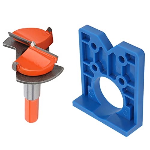 EMUKOEP Scharniervorlage, Euro Scharnier -Scharnier -Branchen Präzisionsloch Starter Präzisions Locator Bohrhandbuch Bohrvorlage Bleistift 35 Mm Delme şablonu L von EMUKOEP