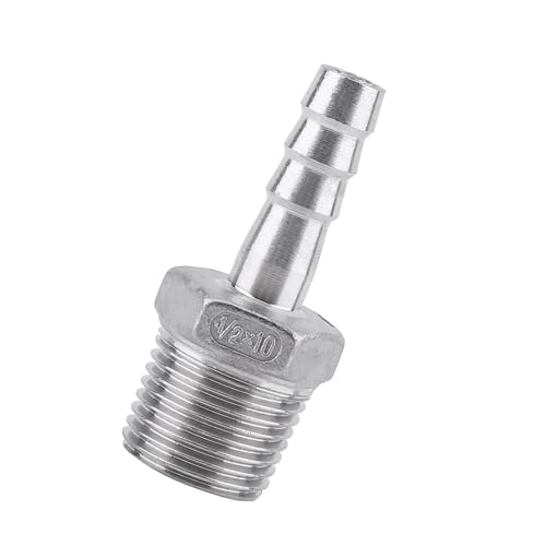 EMUKOEP Schlauchschichtanschluss des Macho SS304 Macho Stahlrohrbaugruppe Montage 1/8 "~ 3/4" (1/2 ''*10mm) von EMUKOEP