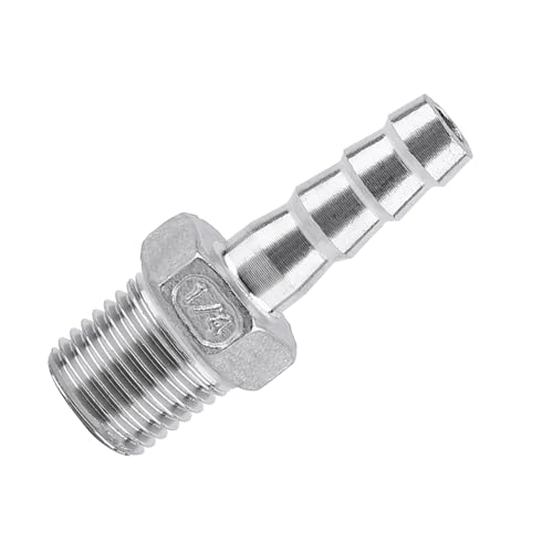 EMUKOEP Schlauchschichtanschluss des Macho SS304 Macho Stahlrohrbaugruppe Montage 1/8 "~ 3/4" (1/4 ''*8mm) von EMUKOEP