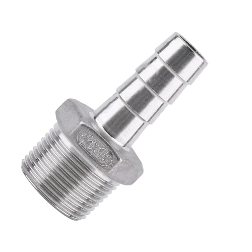 EMUKOEP Schlauchschichtanschluss des Macho SS304 Macho Stahlrohrbaugruppe Montage 1/8 "~ 3/4" (3/4 ''*15mm) von EMUKOEP