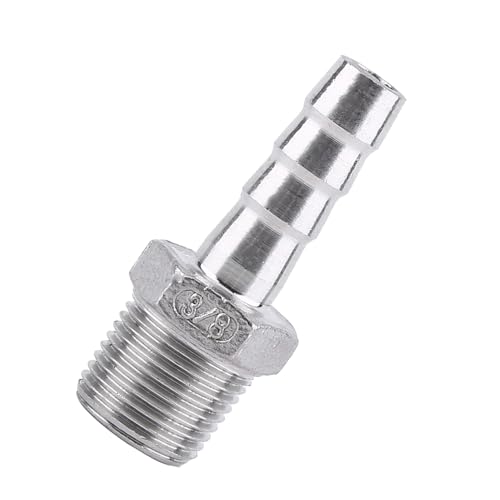 EMUKOEP Schlauchschichtanschluss des Macho SS304 Macho Stahlrohrbaugruppe Montage 1/8 "~ 3/4" (3/8 ''*10mm) von EMUKOEP