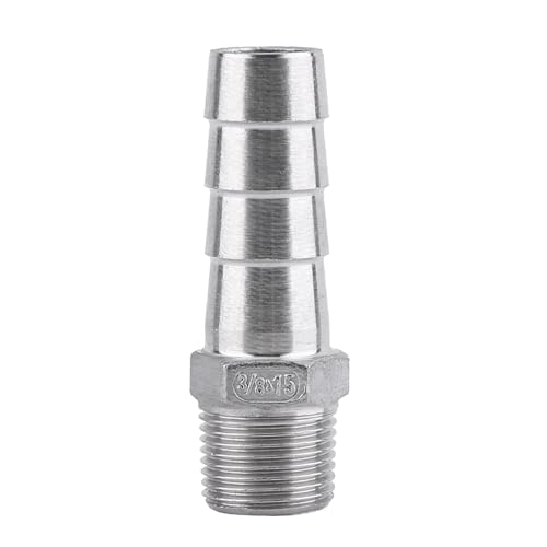 EMUKOEP Schlauchschichtanschluss des Macho SS304 Macho Stahlrohrbaugruppe Montage 1/8 "~ 3/4" (3/8 ''*15mm) von EMUKOEP
