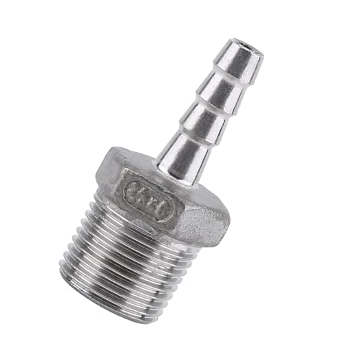 EMUKOEP Schlauchschichtanschluss des Macho SS304 Macho Stahlrohrbaugruppe Montage 1/8 "~ 3/4" (3/8 ''*6mm) von EMUKOEP
