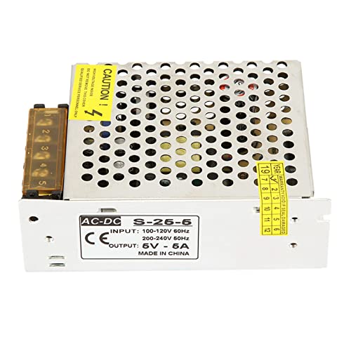 EMUKOEP Spannungswandler der Schaltnetzversorgung 5 V DC 10W/25W für den Bildschirm (5v 5a) von EMUKOEP