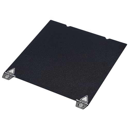 EMUKOEP Texturisierte Gesicht PEI -Blätter 235 Mm X 235 Mm mit Flexibler Stahlfederschwarzkonstruktion für Ender 3 S1 3D -Drucker von EMUKOEP