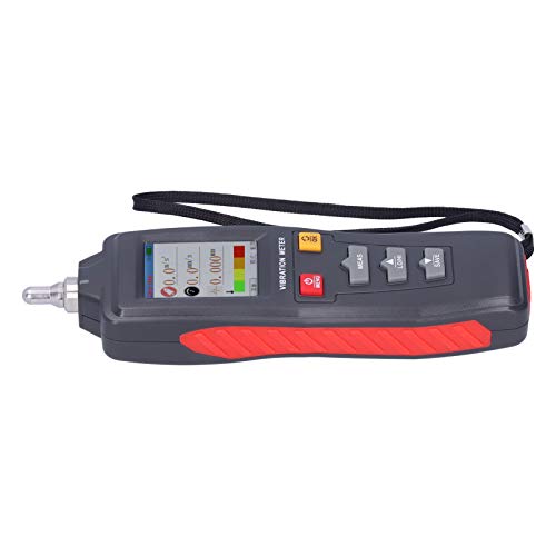 EMUKOEP WT63B -Schwingungsmesser -Schwingungsanalysator Tragbare Vibrationsmesser LCD Farbvibration von EMUKOEP