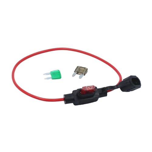 EMVIXTGLK 1 Stück Push-in Mini Push-in Sicherungshalter + 1 Stück Sicherungshalter(5A and Fuse Holder) von EMVIXTGLK