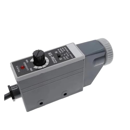 EMVIXTGLK Farbmarkierungssensor KS-W22 KS-G22 KS-R22 10-30 V Markierungserkennungs-Lichtschranke Farbmarkierungssensor KS-RG22 KS-WR22 KS-WG22(Ks-r22) von EMVIXTGLK