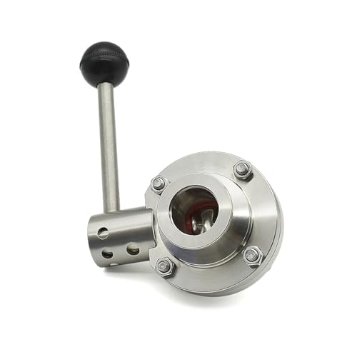 KF16 KF25 KF40 KF50 304 Edelstahl Vakuum-Schmetterlingsventil Cut-Off-Flow-Controller(KF-50) von EMVIXTGLK