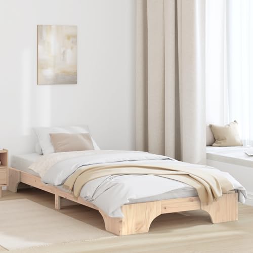 EMYRLXQW Betten & Zubehör, Betten & Bettrahmen Bettgestell Kiefer Natur Holz 90x200 cm belastbares Bettgestell EMYRLXQW Betten & Zubehör, Betten & Bettrahmen Bettgestell Kiefer Natur Holz 90x200 cm belastbares Bettgestell von EMYRLXQW