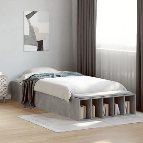 EMYRLXQW Betten & Zubehör, Betten & Bettrahmen Bettgestell ohne Matratze Beton Grau 75x190 cm kleines Einzelbett EMYRLXQW Betten & Zubehör, Betten & Bettrahmen Bettgestell ohne Matratze Beton Grau 75x190 cm kleines Einzelbett von EMYRLXQW