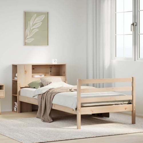 EMYRLXQW Betten & Zubehör, Betten & Bettrahmen - Bücherregal Bett ohne Matratze 90x200 cm Massivholz Kiefer EMYRLXQW Betten & Zubehör, Betten & Bettrahmen - Bücherregal Bett ohne Matratze 90x200 cm Massivholz Kiefer von EMYRLXQW