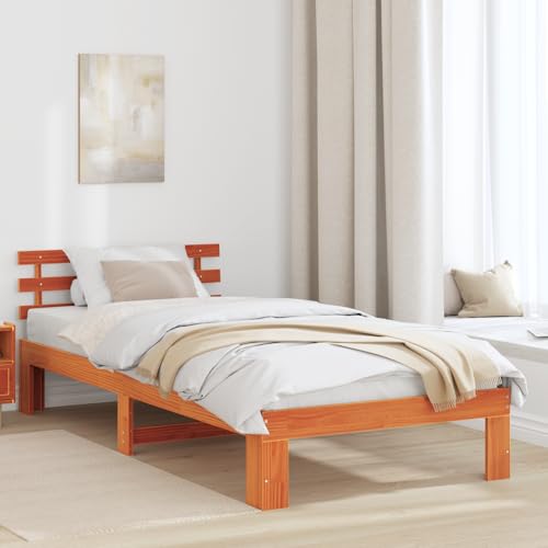EMYRLXQW Betten & Zubehör, Betten & Bettrahmen - Holzbettrahmen Wachs braun Massivholz 100 x 200 cm langlebig EMYRLXQW Betten & Zubehör, Betten & Bettrahmen - Holzbettrahmen Wachs braun Massivholz 100 x 200 cm langlebig von EMYRLXQW