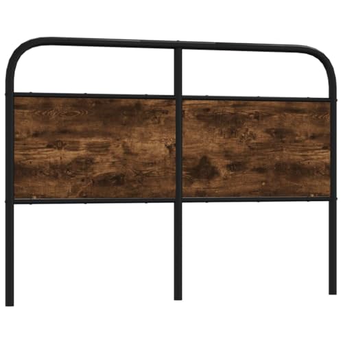 EMYRLXQW Betten & Zubehör, Kopfteile & Fußteile, Kopfteil aus geräucherter Eiche, 140 cm, Stahl und Holzwerkstoff EMYRLXQW Betten & Zubehör, Kopfteile & Fußteile, Kopfteil aus geräucherter Eiche, 140 cm, Stahl und Holzwerkstoff von EMYRLXQW