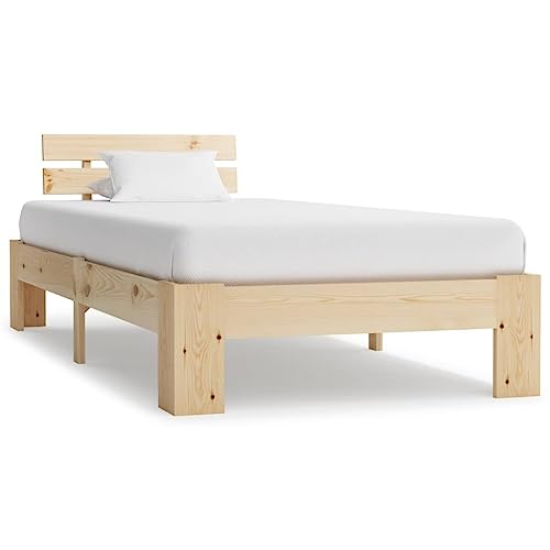 EMYRLXQW Betten & Zubehör - Betten & Bettrahmen - Bettgestell ohne Matratze Kiefer Massivholz 100x200 cm EMYRLXQW Betten & Zubehör - Betten & Bettrahmen - Bettgestell ohne Matratze Kiefer Massivholz 100x200 cm von EMYRLXQW