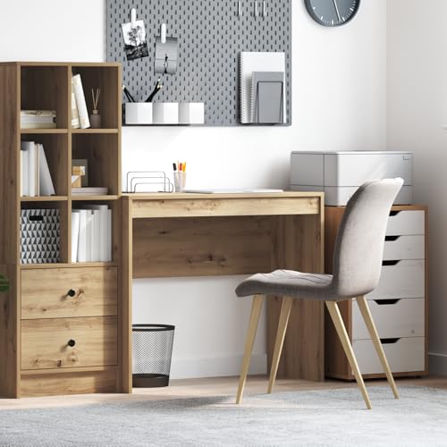 EMYRLXQW Büroschreibtisch-Schreibtisch, Eiche, Spanplatte, mittelgroß, langlebig EMYRLXQW Büroschreibtisch-Schreibtisch, Eiche, Spanplatte, mittelgroß, langlebig von EMYRLXQW