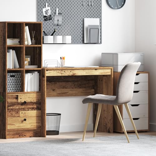 EMYRLXQW Büroschreibtisch-Schreibtisch, altes Holz, Holzwerkstoff, 90 x 40 x 76 cm, langlebig EMYRLXQW Büroschreibtisch-Schreibtisch, altes Holz, Holzwerkstoff, 90 x 40 x 76 cm, langlebig von EMYRLXQW
