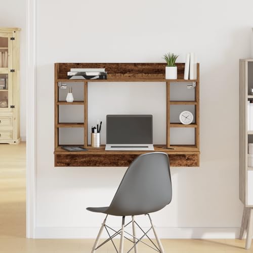 EMYRLXQW Büroschreibtisch-Wandschreibtisch Old Wood 105x48x75cm Holzwerkstoff EMYRLXQW Büroschreibtisch-Wandschreibtisch Old Wood 105x48x75cm Holzwerkstoff von EMYRLXQW