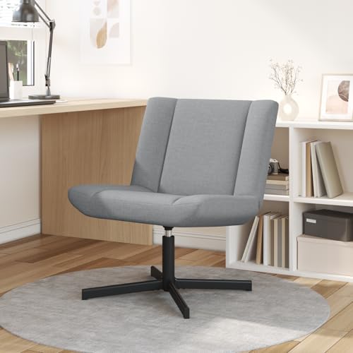 EMYRLXQW Chairs-Swivel Chair Drehstuhl, Stoff, mittelgroß, Hellgrau EMYRLXQW Chairs-Swivel Chair Drehstuhl, Stoff, mittelgroß, Hellgrau von EMYRLXQW
