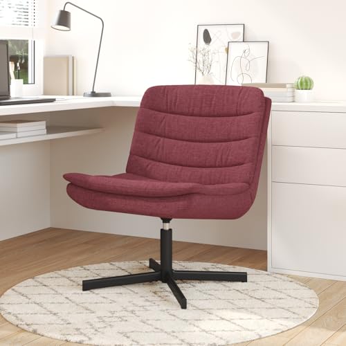 EMYRLXQW Chairs-Swivel Chair Wine Red Fabric Standard Ergonomischer Drehstuhl EMYRLXQW Chairs-Swivel Chair Wine Red Fabric Standard Ergonomischer Drehstuhl von EMYRLXQW