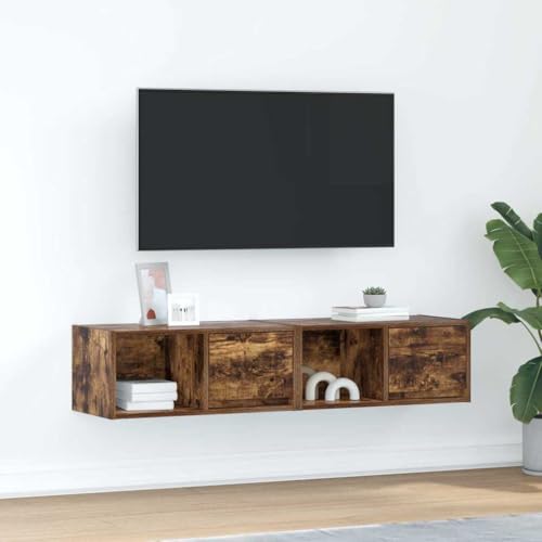 EMYRLXQW Entertainment Centers & TV Stands-TV Cabinets 2 pcs Smoked Oak 60x31x25.5cm Engineered Wood von EMYRLXQW