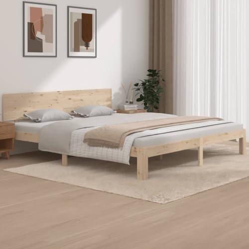 EMYRLXQW Möbel, Betten und Accessoires, Betten und Bettrahmen, Bettgestell ohne Matratze, 180 x 200 cm, Super-King-Size-Bett von EMYRLXQW