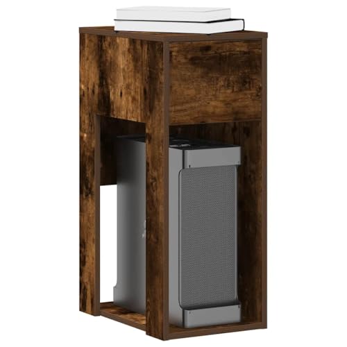 EMYRLXQW Möbel, Büromöbel, Schreibtische, Computerturm mit Schublade, Raucheiche, 30 x 44 x 74 cm EMYRLXQW Möbel, Büromöbel, Schreibtische, Computerturm mit Schublade, Raucheiche, 30 x 44 x 74 cm von EMYRLXQW