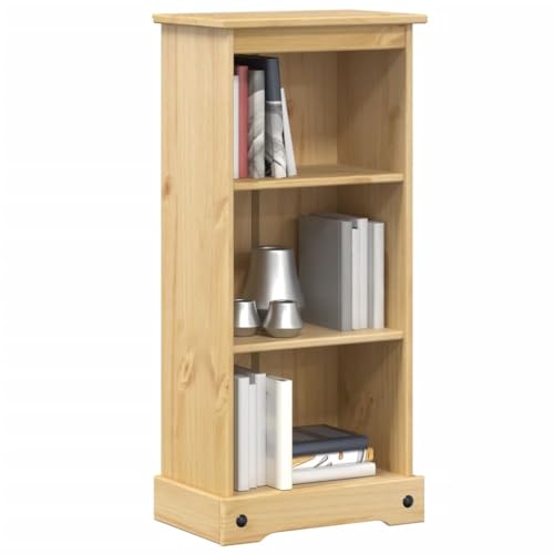 EMYRLXQW Möbel, Regale, Bücherregale & Standregale, Bücherregal Corona, 46 x 29 x 100 cm, Massivholz Kiefer von EMYRLXQW