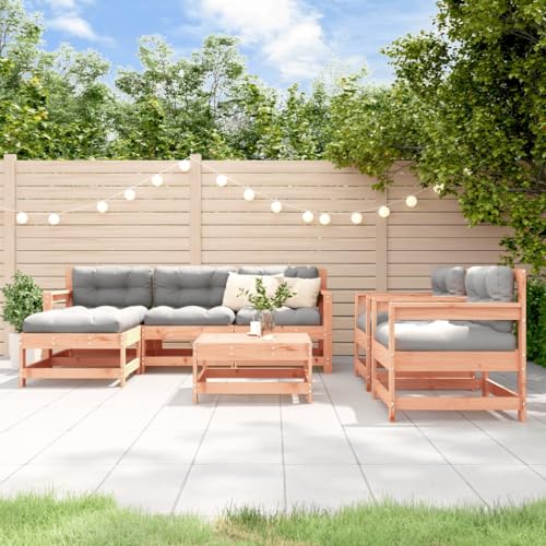 EMYRLXQW Outdoor-Möbel-Gartenmöbel-Sets-7-teiliges Garten-Lounge-Set Massivholz Douglas EMYRLXQW Outdoor-Möbel-Gartenmöbel-Sets-7-teiliges Garten-Lounge-Set Massivholz Douglas von EMYRLXQW