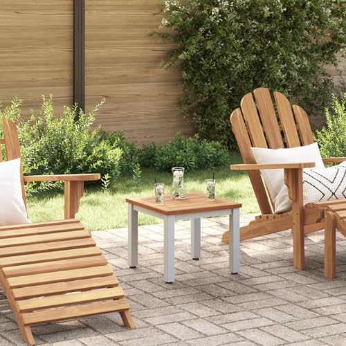 EMYRLXQW Outdoor Outdoor Tische Gartentisch Beistelltisch 45x45x38cm Akazienholz massiv von EMYRLXQW