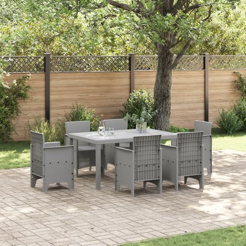 EMYRLXQW Outdoor Tisch Gartentisch Hellgrau 150x100x73cm Polyrattan EMYRLXQW Outdoor Tisch Gartentisch Hellgrau 150x100x73cm Polyrattan von EMYRLXQW