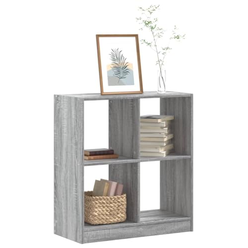 EMYRLXQW Regal, Bücherregale & Standregale, Bücherregal, Grau, Sonoma, 68,5 x 32 x 75 cm, Holzwerkstoff EMYRLXQW Regal, Bücherregale & Standregale, Bücherregal, Grau, Sonoma, 68,5 x 32 x 75 cm, Holzwerkstoff von EMYRLXQW