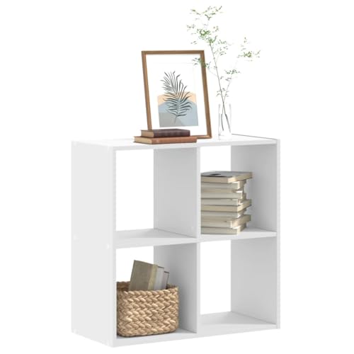 EMYRLXQW Regal, Bücherregale und Standregale, Bücherregal, weiß, 68,5 x 32 x 68,5 cm, Holzwerkstoff EMYRLXQW Regal, Bücherregale und Standregale, Bücherregal, weiß, 68,5 x 32 x 68,5 cm, Holzwerkstoff von EMYRLXQW