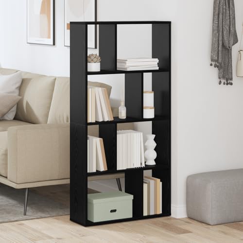 EMYRLXQW Regal, Bücherregale und Standregale - Bücherregal aus schwarzer Eiche, Holzwerkstoff, mittelgroß EMYRLXQW Regal, Bücherregale und Standregale - Bücherregal aus schwarzer Eiche, Holzwerkstoff, mittelgroß von EMYRLXQW