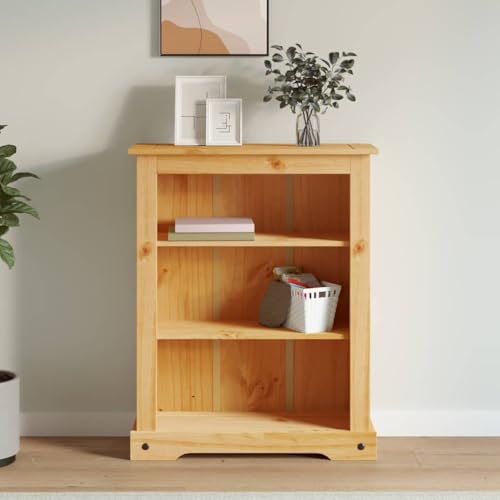 EMYRLXQW Regal-Bücherregale & Standregale - Bücherregal mit 3 Ebenen, mexikanisches Kiefernholz, Corona-Serie, 80 x 29 x 100 cm EMYRLXQW Regal-Bücherregale & Standregale - Bücherregal mit 3 Ebenen, mexikanisches Kiefernholz, Corona-Serie, 80 x 29 x 100 cm von EMYRLXQW
