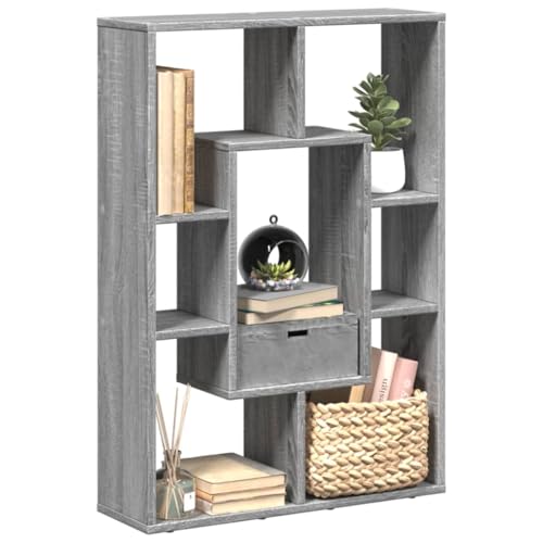 EMYRLXQW Regale, Bücherregale & Standregale, Bücherregal, Grau, Sonoma, 63 x 20 x 90 cm, Holzwerkstoff EMYRLXQW Regale, Bücherregale & Standregale, Bücherregal, Grau, Sonoma, 63 x 20 x 90 cm, Holzwerkstoff von EMYRLXQW