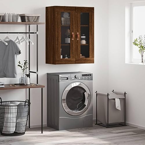 EMYRLXQW Schränke & Aufbewahrung, Buffets & Sideboards, Wandschrank, Braun Eiche, 69,5 x 34 x 90 cm EMYRLXQW Schränke & Aufbewahrung, Buffets & Sideboards, Wandschrank, Braun Eiche, 69,5 x 34 x 90 cm von EMYRLXQW