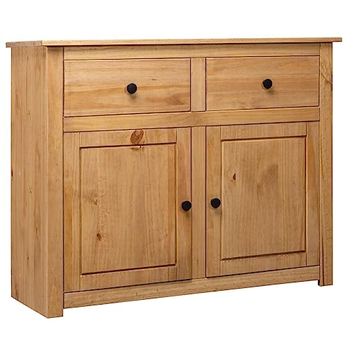 EMYRLXQW Schränke & Aufbewahrung-Buffets & Sideboards-Sideboard 93x40x80 cm massives Kiefernholz Panama Serie EMYRLXQW Schränke & Aufbewahrung-Buffets & Sideboards-Sideboard 93x40x80 cm massives Kiefernholz Panama Serie von EMYRLXQW
