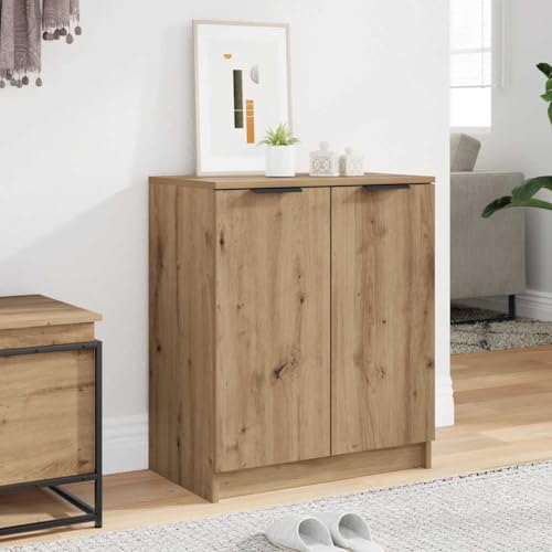 EMYRLXQW Schränke & Schuhschrank Artisian Oak 59x35x70cm Holzwerkstoff von EMYRLXQW