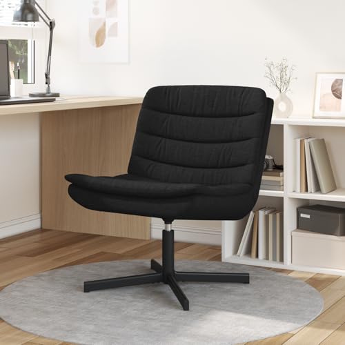 EMYRLXQW Sessel, Drehstuhl, schwarz, Polyester, Standard-Drehstuhl, Schwarz EMYRLXQW Sessel, Drehstuhl, schwarz, Polyester, Standard-Drehstuhl, Schwarz von EMYRLXQW