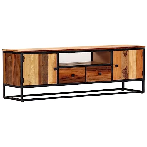 EMYRLXQW TV-Schrank 120x30x40 cm Massivholz Altholz und Stahl EMYRLXQW TV-Schrank 120x30x40 cm Massivholz Altholz und Stahl von EMYRLXQW
