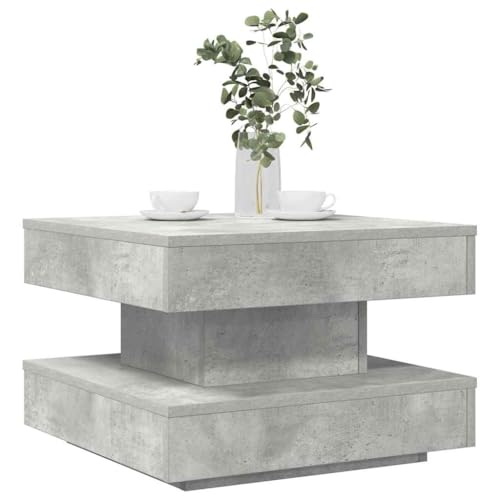EMYRLXQW Tische, Akzenttische, Couchtische, Couchtisch, 360 Grad drehbar, Betongrau, 50 x 50 x 34,5 cm EMYRLXQW Tische, Akzenttische, Couchtische, Couchtisch, 360 Grad drehbar, Betongrau, 50 x 50 x 34,5 cm von EMYRLXQW