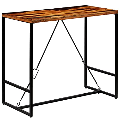 EMYRLXQW Tische, Küchen- und Esszimmertisch, Holztisch, Massivholz, 120 x 60 x 106 cm von EMYRLXQW