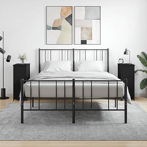 EMYRLXQW Tische, Nachttische, Nachttische, 2 Stück, schwarz, 32 x 42 x 80 cm, Holzwerkstoff von EMYRLXQW