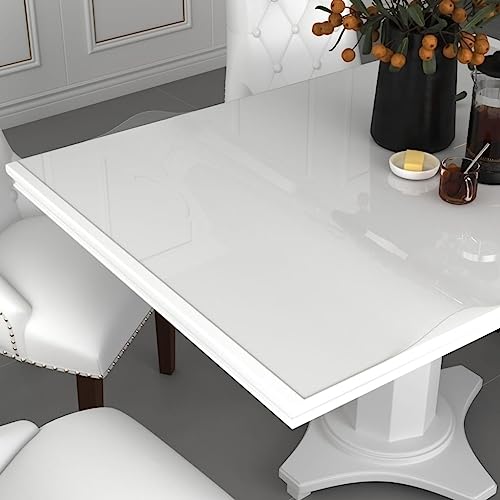 Tischzubehör Tischschoner transparent 80x80cm 2mm PVC von EMYRLXQW