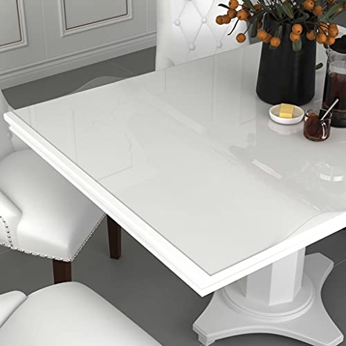 Tischzubehör Tischschoner transparent 90x90cm 2mm PVC von EMYRLXQW