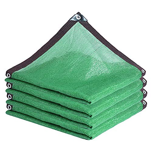 Anti-Aging Sonnenschutz Netz Atmungsaktives,Schattiernetz Grün Schattiernetz Uv-BestäNdiges 75% Pflanzen WäRmeisolations Netz,FüR Fensterbank Garten Balkon-Schattennetz (1mx2m/3.3ftx6.6ft) von OTIGA